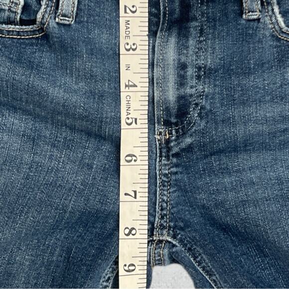 Paige Women's Blue Verdugo Ankle Skinny Jeans With Raw Hem Size 27 - Picture 11 of 12